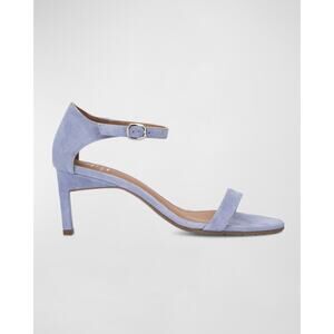 Aquatalia Rubie Suede Ankle Strap Sandal sz 9 lavender